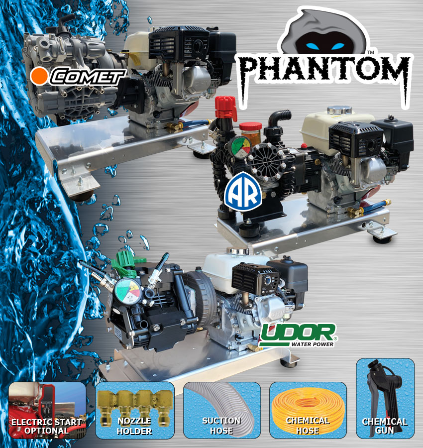 Phantom Soft Wash Chemical Washers